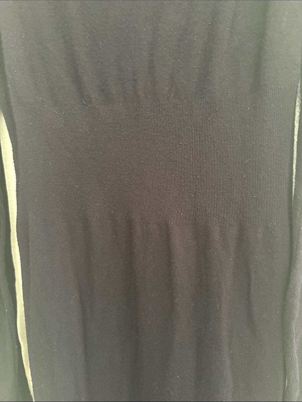 bebe Black Off-Shoulder Long Sleeve Knit Bodycon Dress - Picture 4 of 4
